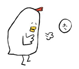 Tori-san, She has two children. sticker #5904074