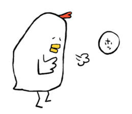 Tori-san, She has two children. sticker #5904074