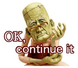 Franken gaffer English Edition sticker #5904113