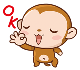 OK Monkey sticker #5904201