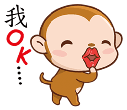 OK Monkey sticker #5904202