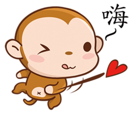OK Monkey sticker #5904221