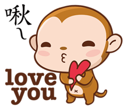 OK Monkey sticker #5904222