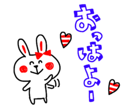 -3 color pen-sticker-Ladies sticker #5904360