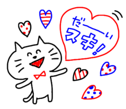 -3 color pen-sticker-Ladies sticker #5904372