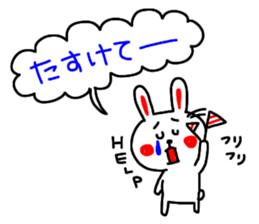 -3 color pen-sticker-Ladies sticker #5904396