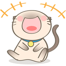 Simi, The siamese kitten (version 2) sticker #5905092