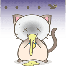 Simi, The siamese kitten (version 2) sticker #5905103
