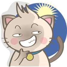 Simi, The siamese kitten (version 2) sticker #5905113