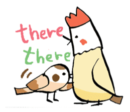 Get well soon with sparrow nurse sticker #5905212