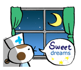 Get well soon with sparrow nurse sticker #5905222