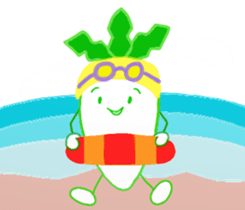 Feeling of Japanese radish sticker #5905388