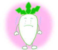 Feeling of Japanese radish sticker #5905390