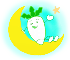 Feeling of Japanese radish sticker #5905398