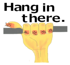 nail man sticker #5905876