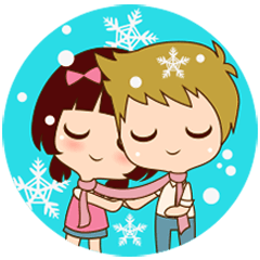 The sweet newlywed couple version 2