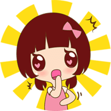 The sweet newlywed couple version 2 sticker #5905968