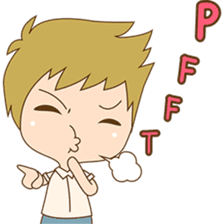 The sweet newlywed couple version 2 sticker #5905969