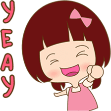 The sweet newlywed couple version 2 sticker #5905978