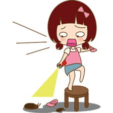 The sweet newlywed couple version 2 sticker #5905998