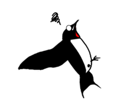 It's a swallow! sticker #5906005