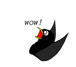 It's a swallow! sticker #5906027