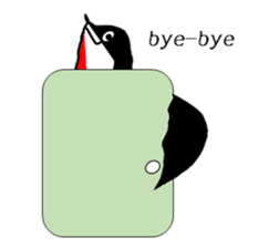 It's a swallow! sticker #5906038