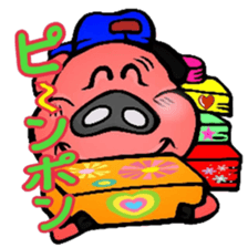 Life of Funny Pig sticker #5906043