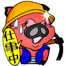 Life of Funny Pig sticker #5906060