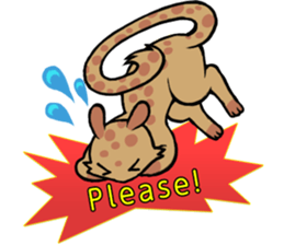 Laid back animals(EN) sticker #5906141