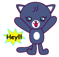 Lovely cat "Vivi" sticker #5906218