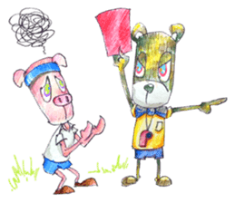 Moo Mee Troublemaker (English Version) sticker #5906485