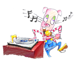 Moo Mee Troublemaker (English Version) sticker #5906507