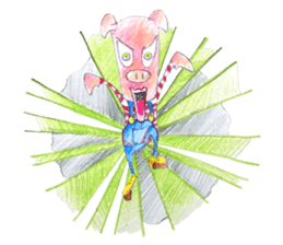 Moo Mee Troublemaker (English Version) sticker #5906510