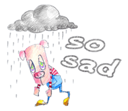 Moo Mee Troublemaker (English Version) sticker #5906513