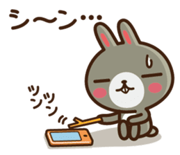 Positive rabbit & Negative rabbit 3 sticker #5906775