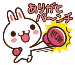 Positive rabbit & Negative rabbit 3 sticker #5906776