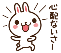 Positive rabbit & Negative rabbit 3 sticker #5906785