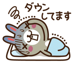 Positive rabbit & Negative rabbit 3 sticker #5906788