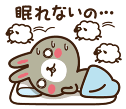 Positive rabbit & Negative rabbit 3 sticker #5906799