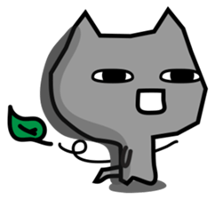 Wacky the chilly cat sticker #5906815