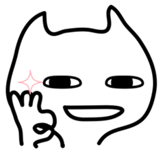 Wacky the chilly cat sticker #5906826