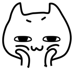 Wacky the chilly cat sticker #5906830