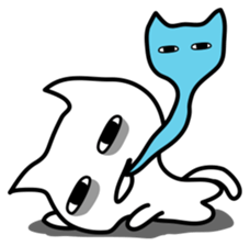 Wacky the chilly cat sticker #5906834