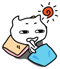 Wacky the chilly cat sticker #5906838