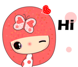 I love butterfly ( EN ) sticker #5907000