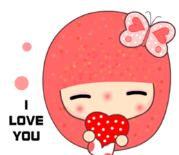 I love butterfly ( EN ) sticker #5907003