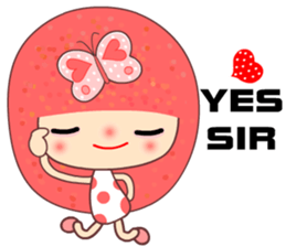 I love butterfly ( EN ) sticker #5907006