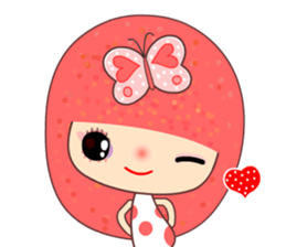 I love butterfly ( EN ) sticker #5907019