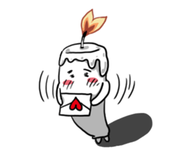 Light before the wind(English) sticker #5908323